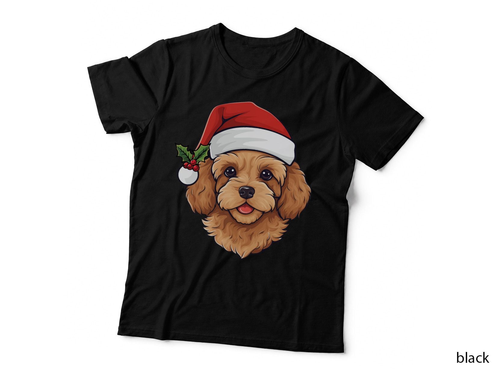 Cavapoo and Cavoodle Christmas Gold, Light Red Classic T-Shirt