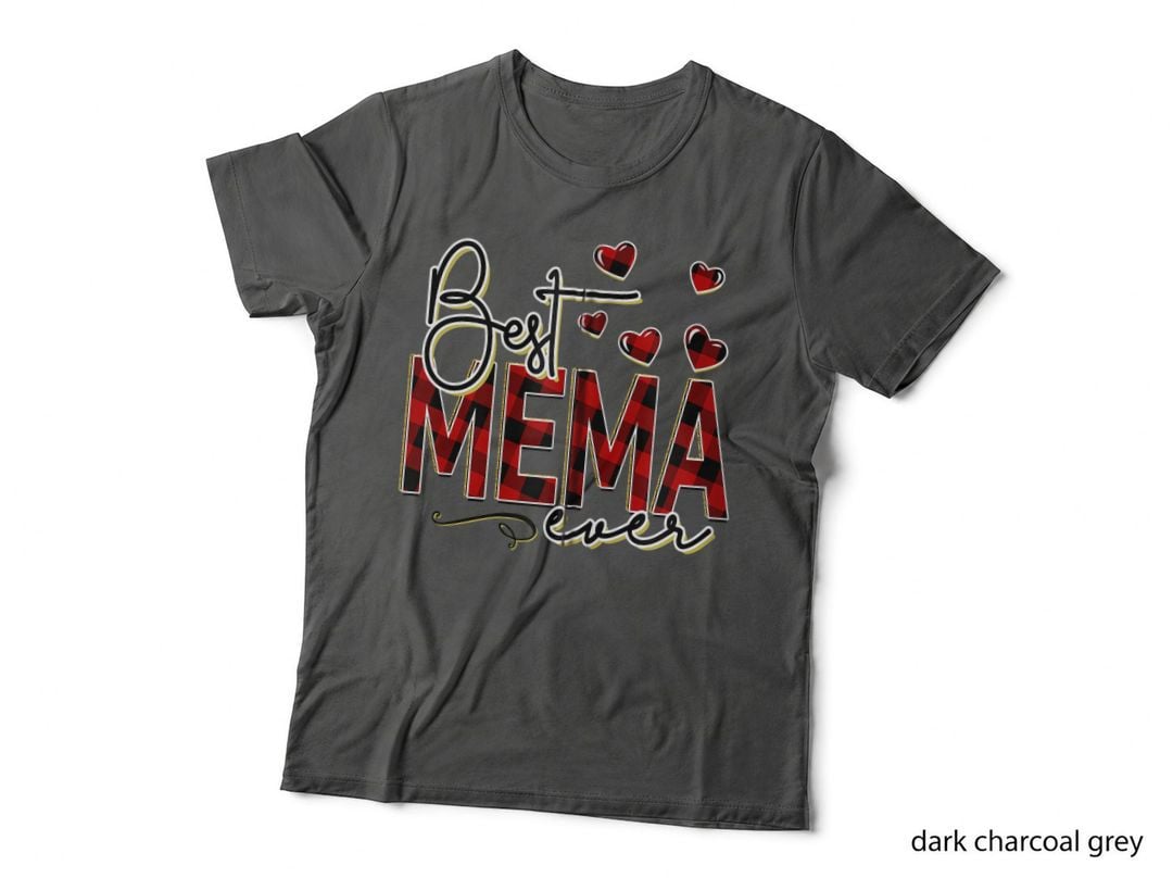 Christmas Personalized Best Mema Ever Buffalo Plaid Zip Hoodie T-Shirt