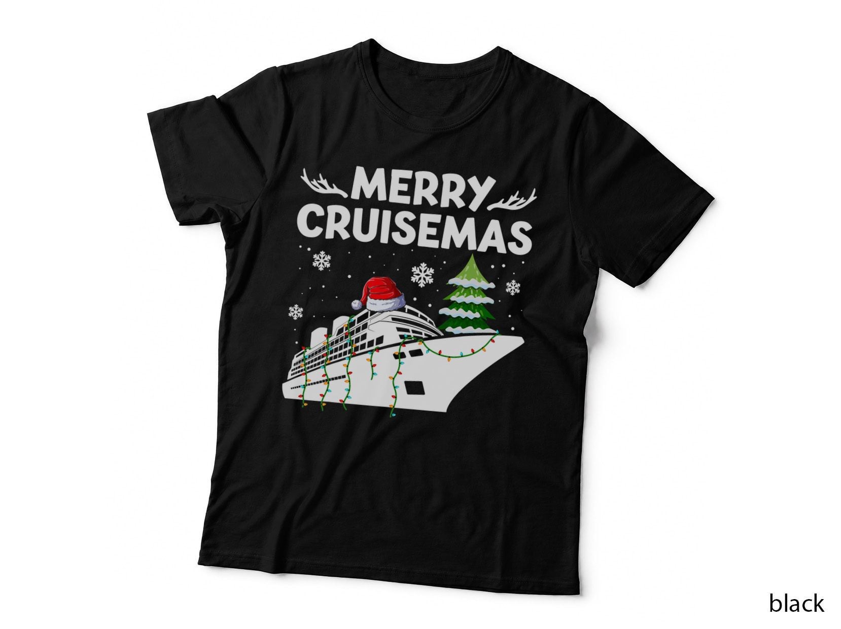 Family Cruise Shirts, Merry Cruisemas Christmas Vacation T-Shirt