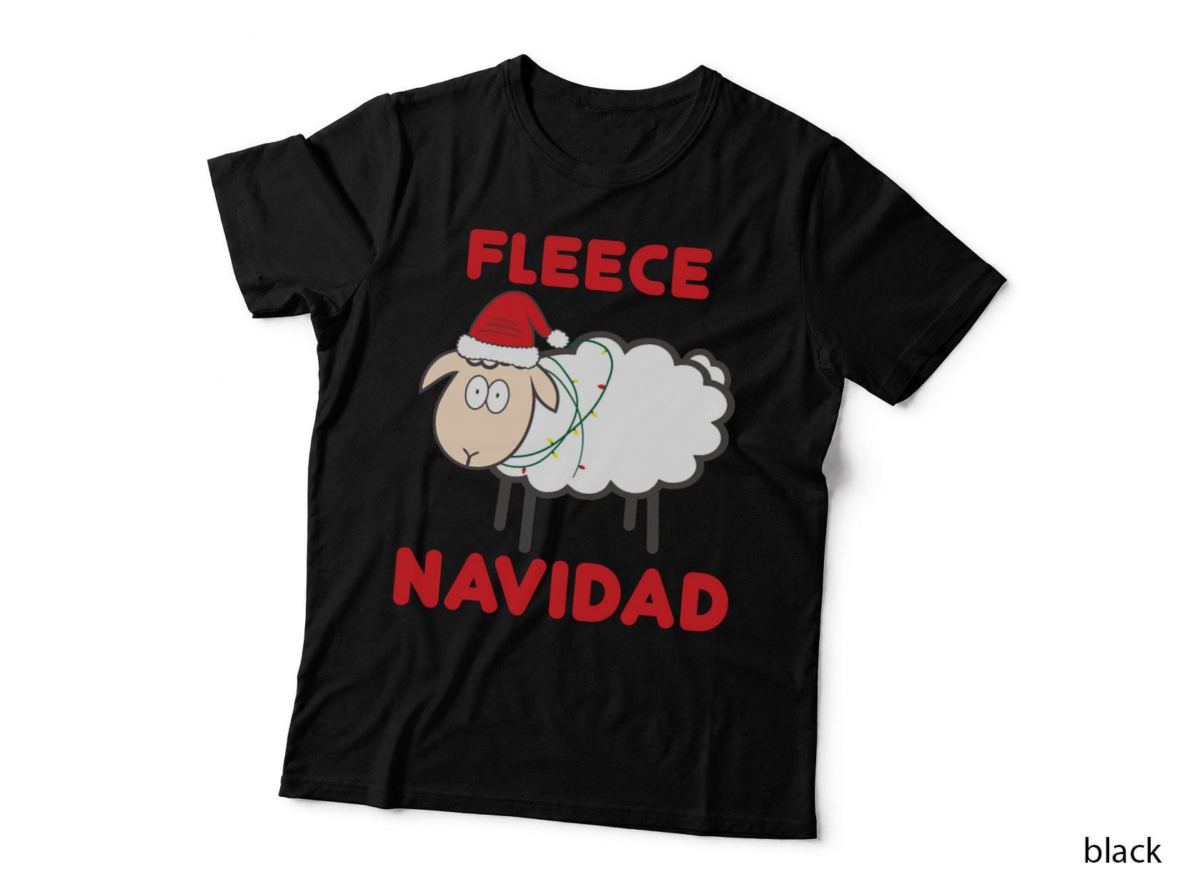 Fleece Navidad - Christmas Shirt Crewneck Sweatshirt T-Shirt