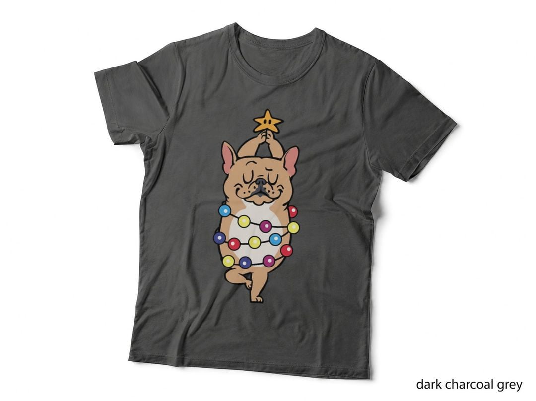 French Bulldog Merry Christmas Crewneck Sweatshirt, Xmas Present T-Shirt