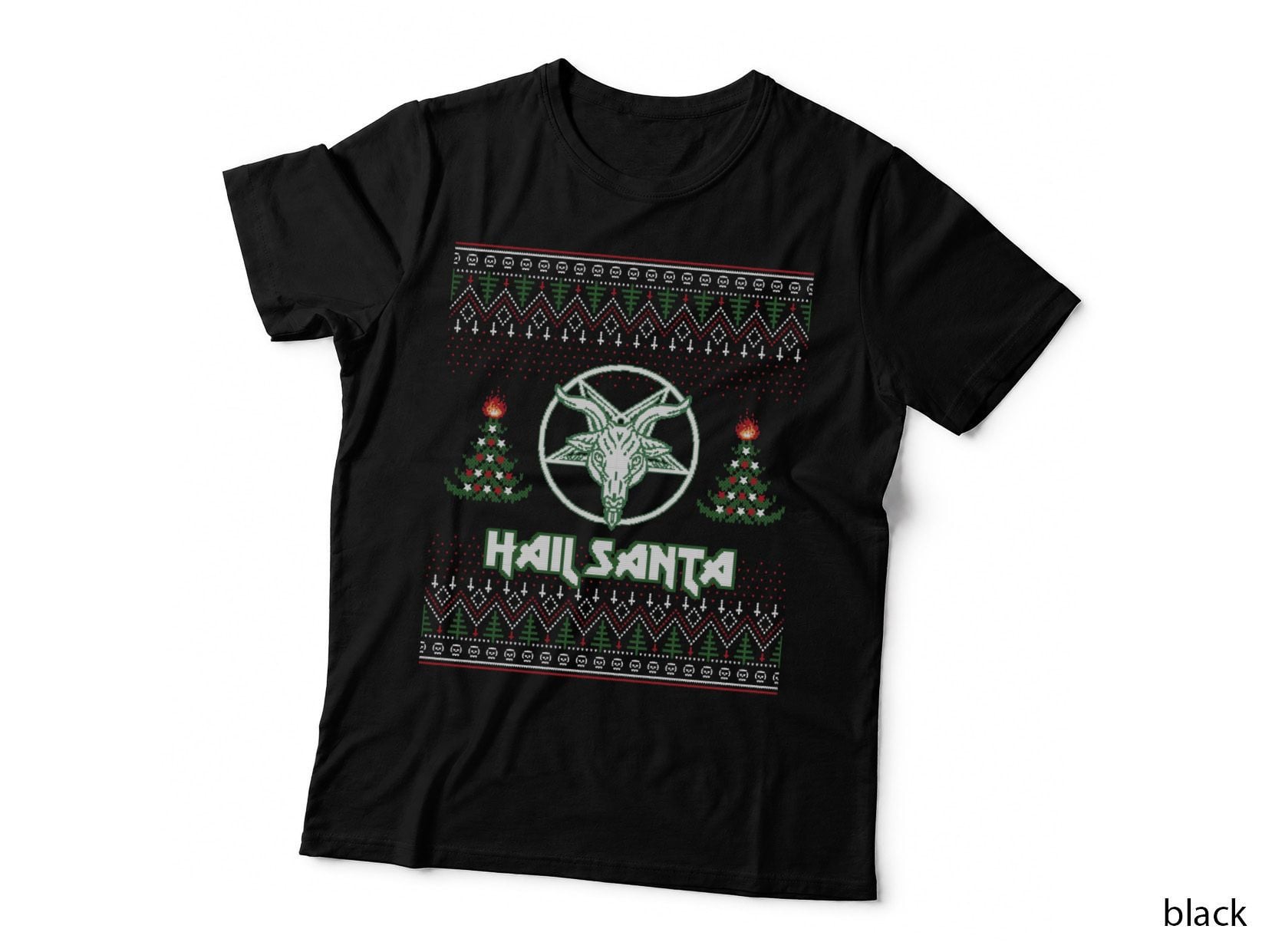 Hail Santa Ugly Christmas Sweater Funny Gift for Men & Women T-Shirt