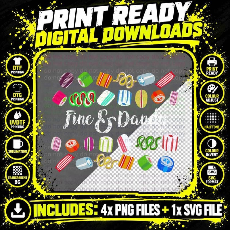 Hard Candy Christmas Crewneck Sweatshirt Png SVG Digital Bundle