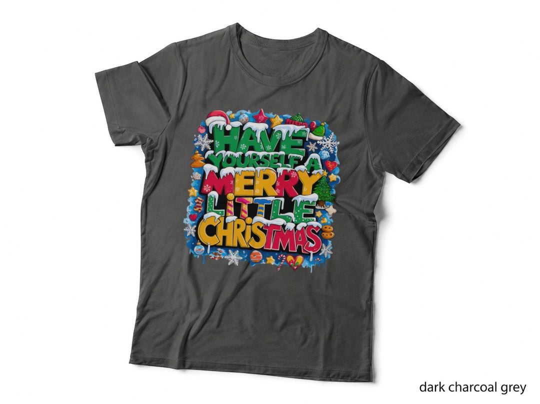 Have Yourself a Merry Little Christmas Festive Holiday Family Cookie T-Shirt