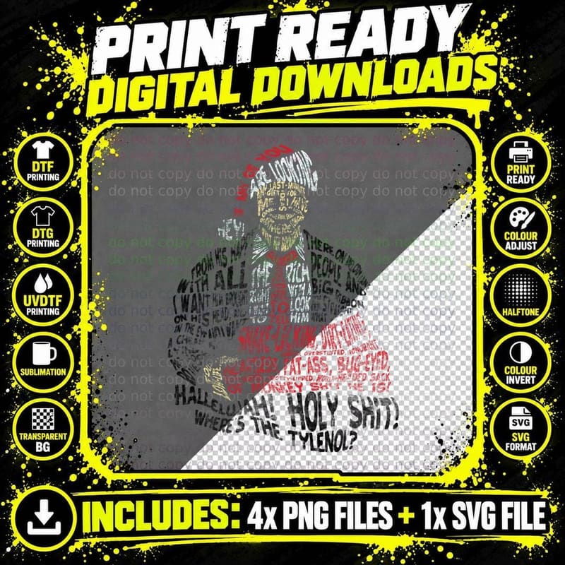 Holy Shit! Where's the Tylenol X-Mas Crewneck Sweatshirt Png SVG Digital Bundle