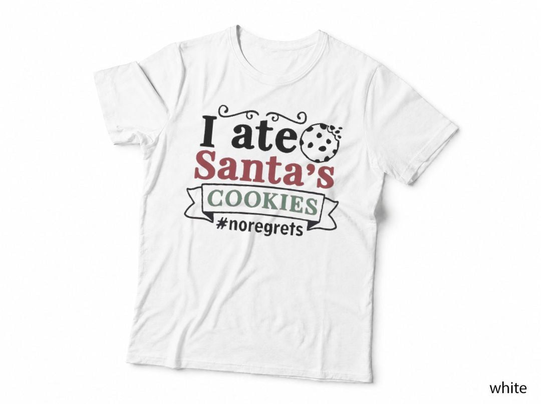 I Ate Santa's Cookies Crewneck Sweatshirt, Festive Wear T-Shirt