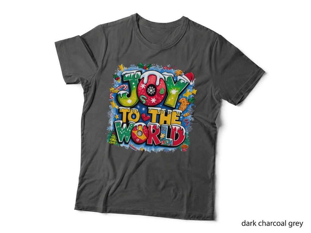 Joy to the World Christmas Holiday Festive Family Celebration T-Shirt