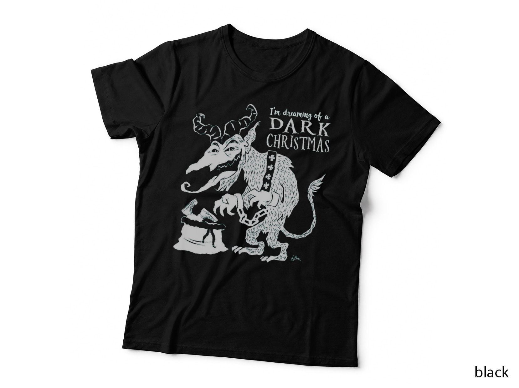 Krampus DARK Christmas Crewneck Sweatshirt, Xmas Present T-Shirt