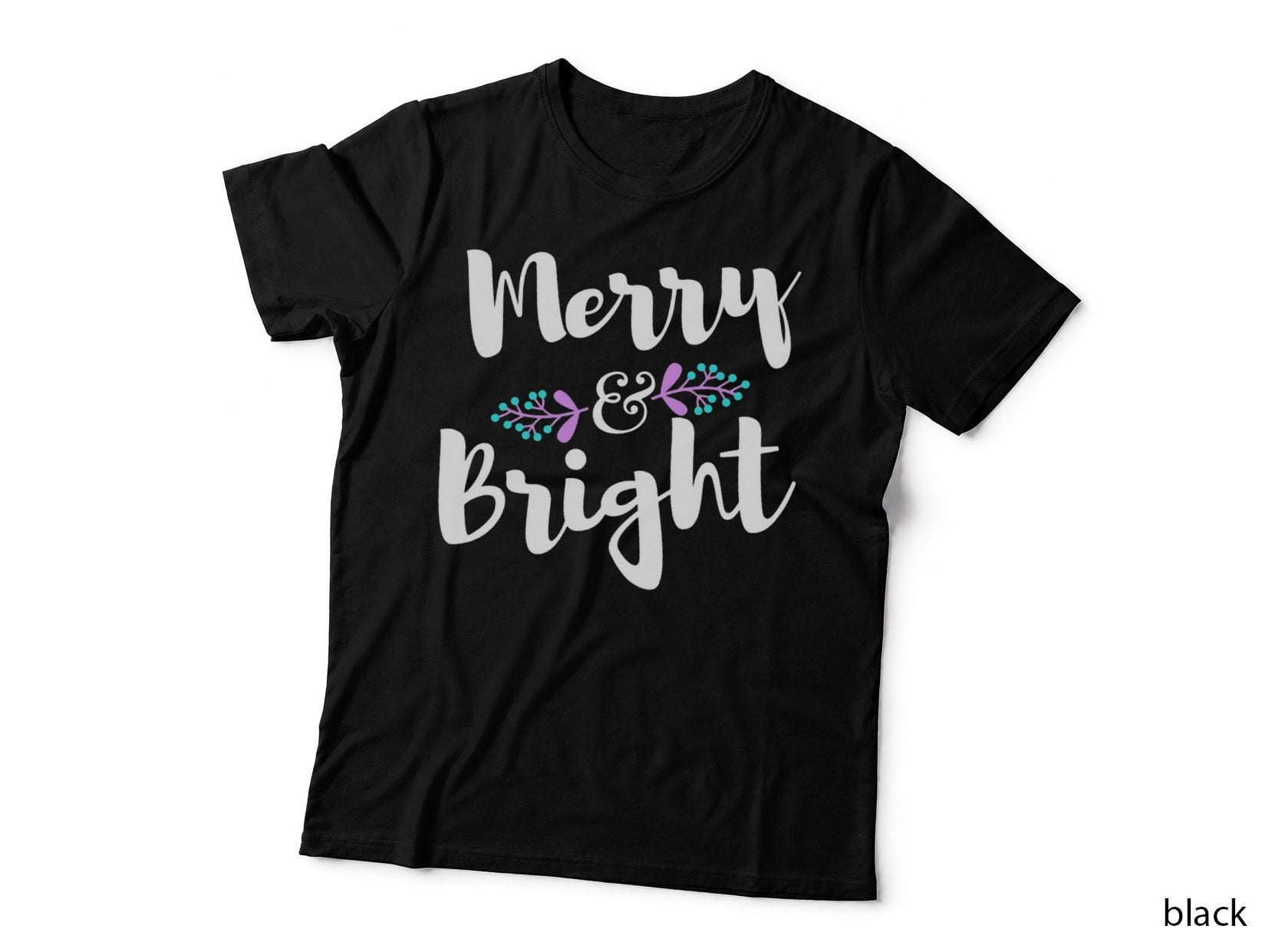 Merry & Bright Crewneck Sweatshirt T-Shirt