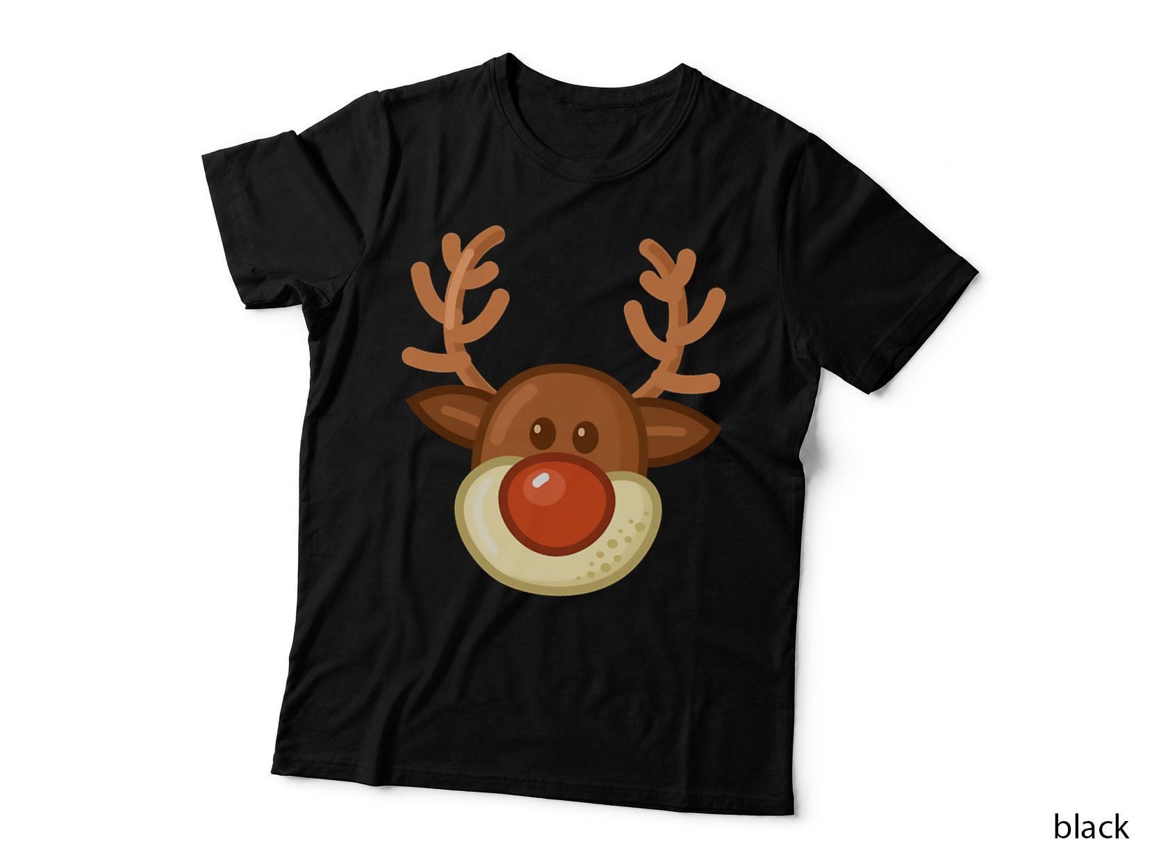 Merry Christmas Rudolph Crewneck Sweatshirt, Xmas Present T-Shirt