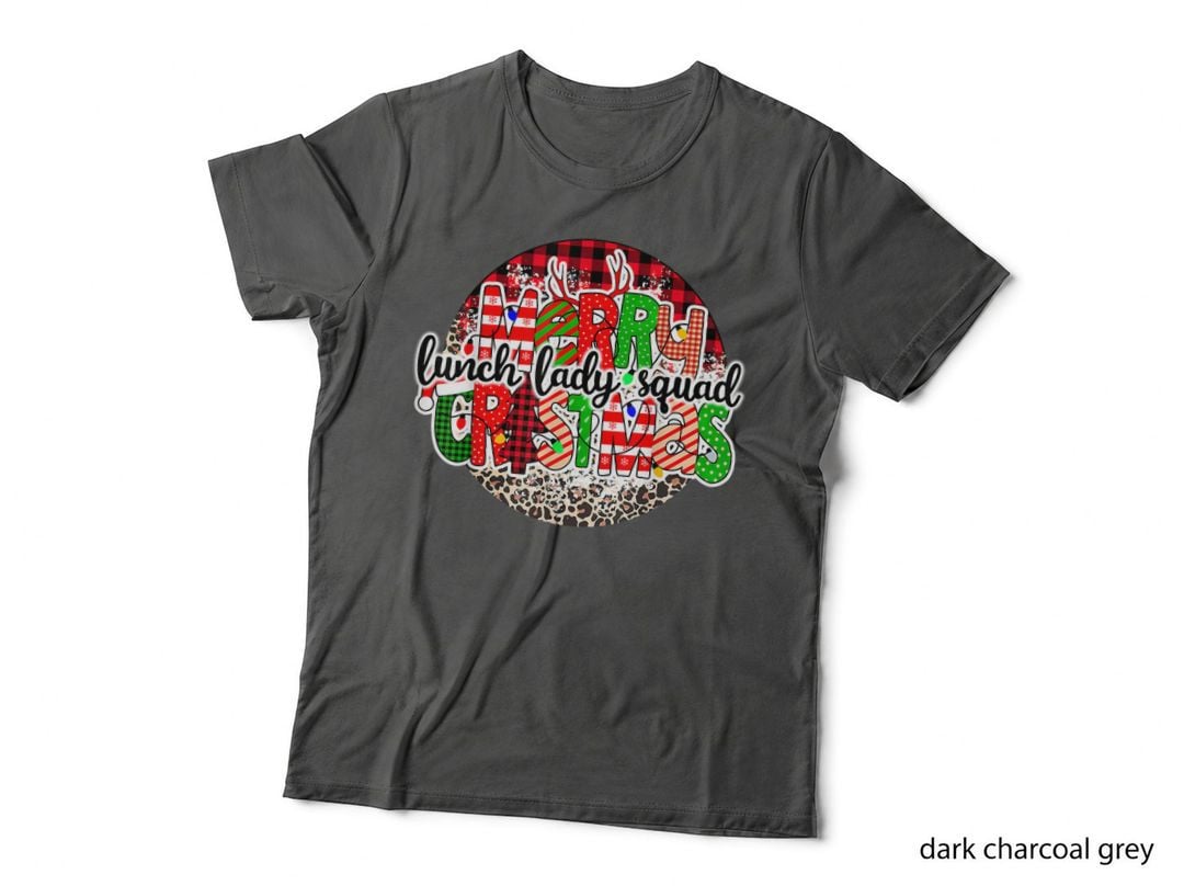 Merry Christmas Xmas Santa's Favorite Lunch Lady Squad Gift T-Shirt