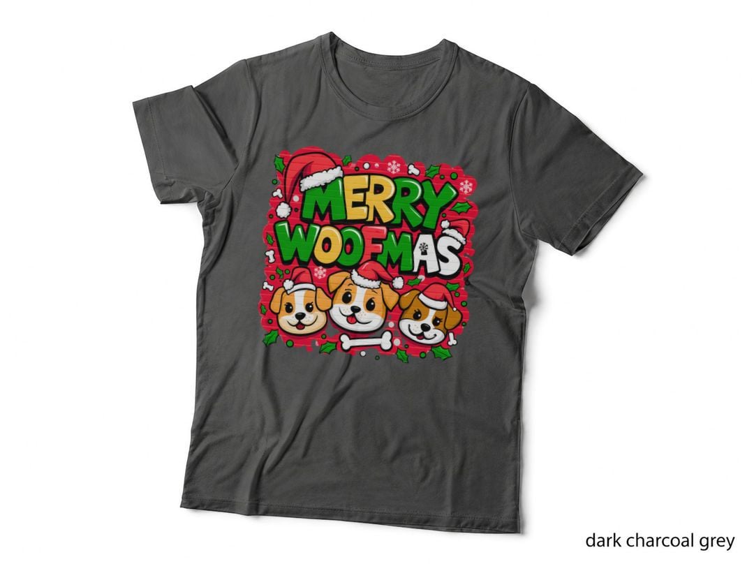Merry Woofmas Cute Dog Lover Christmas Holiday Pet Owner T-Shirt