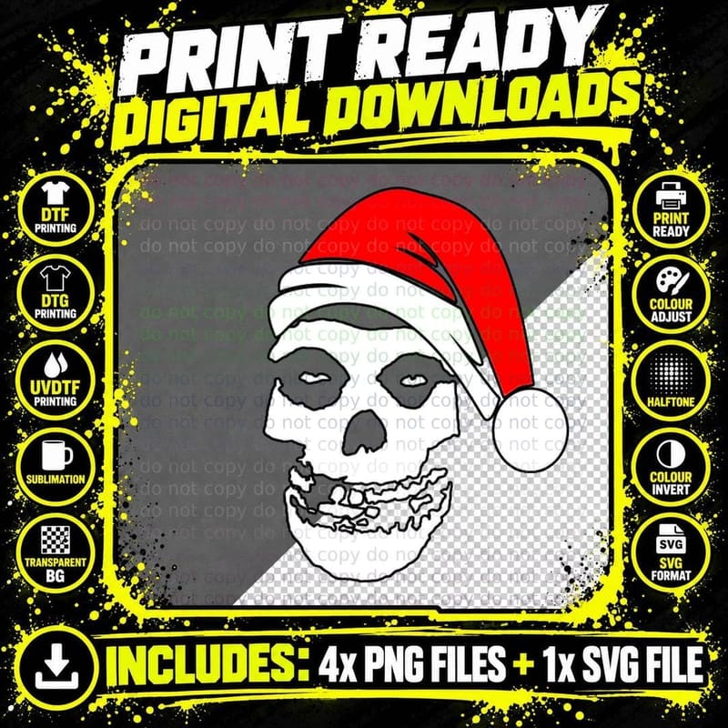 My Christmas Fiend Crewneck Sweatshirt, Xmas Present Png SVG Digital Bundle