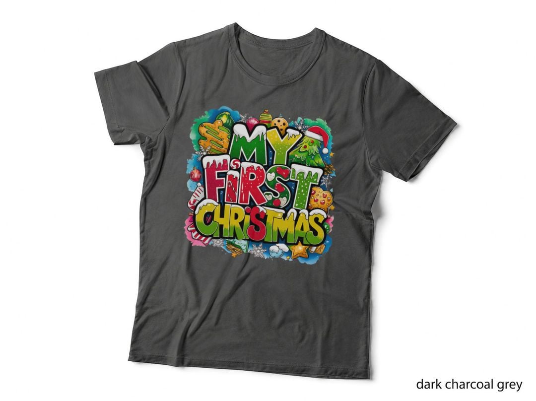 My First Christmas Cookies and Christmas Tree T-Shirt