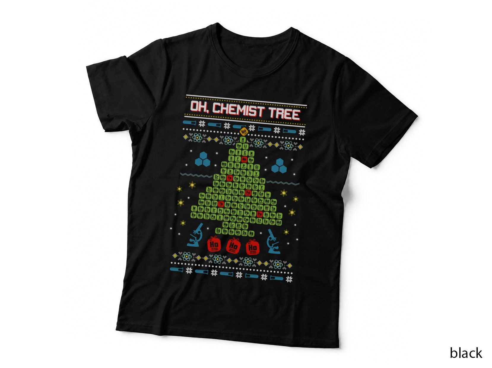 Oh Chemist Tree Ugly Christmas Sweatshirt Essential, Xmas Present T-Shirt
