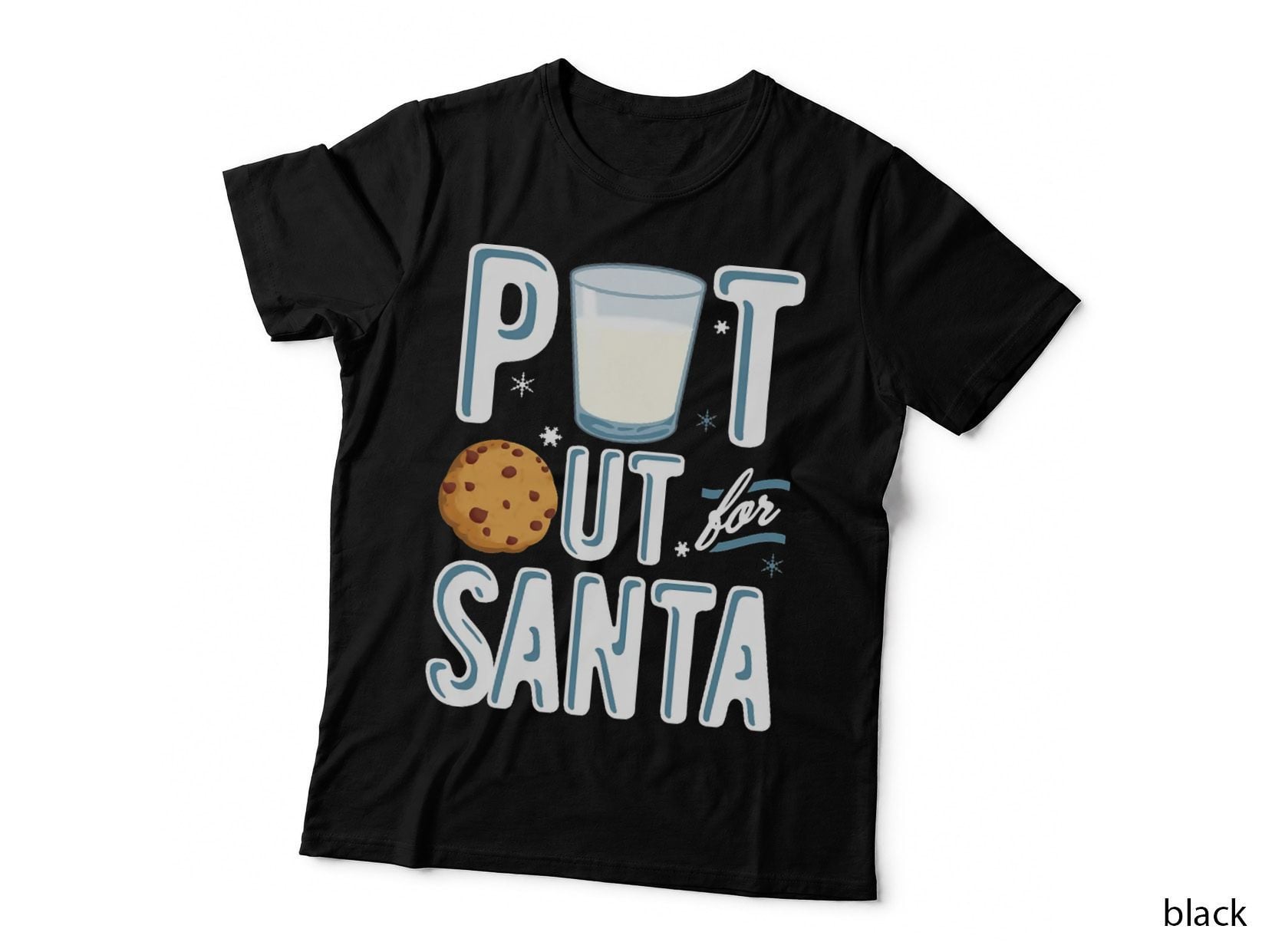 Put Out for Santa Crewneck Sweatshirt, Festive Wear, Holiday Gift T-Shirt