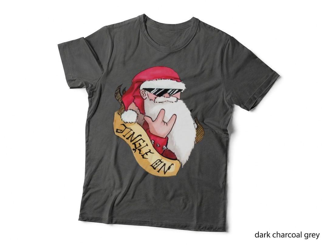 Rock N Roll Santa T-Shirt
