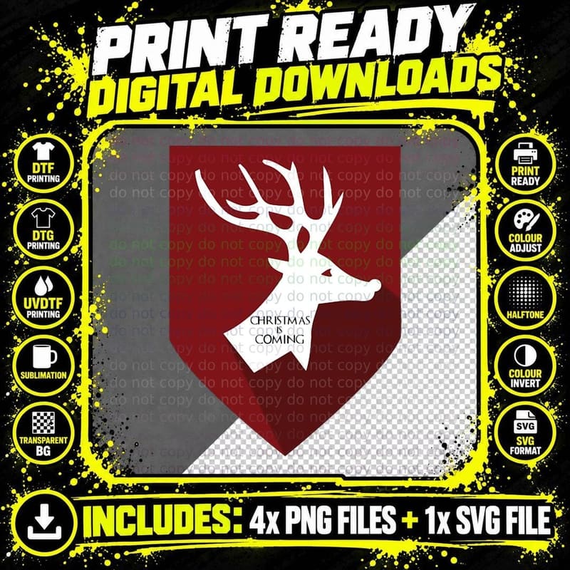 Rudolf Sigil Crewneck Sweatshirt T-Shirt Png SVG Digital Bundle