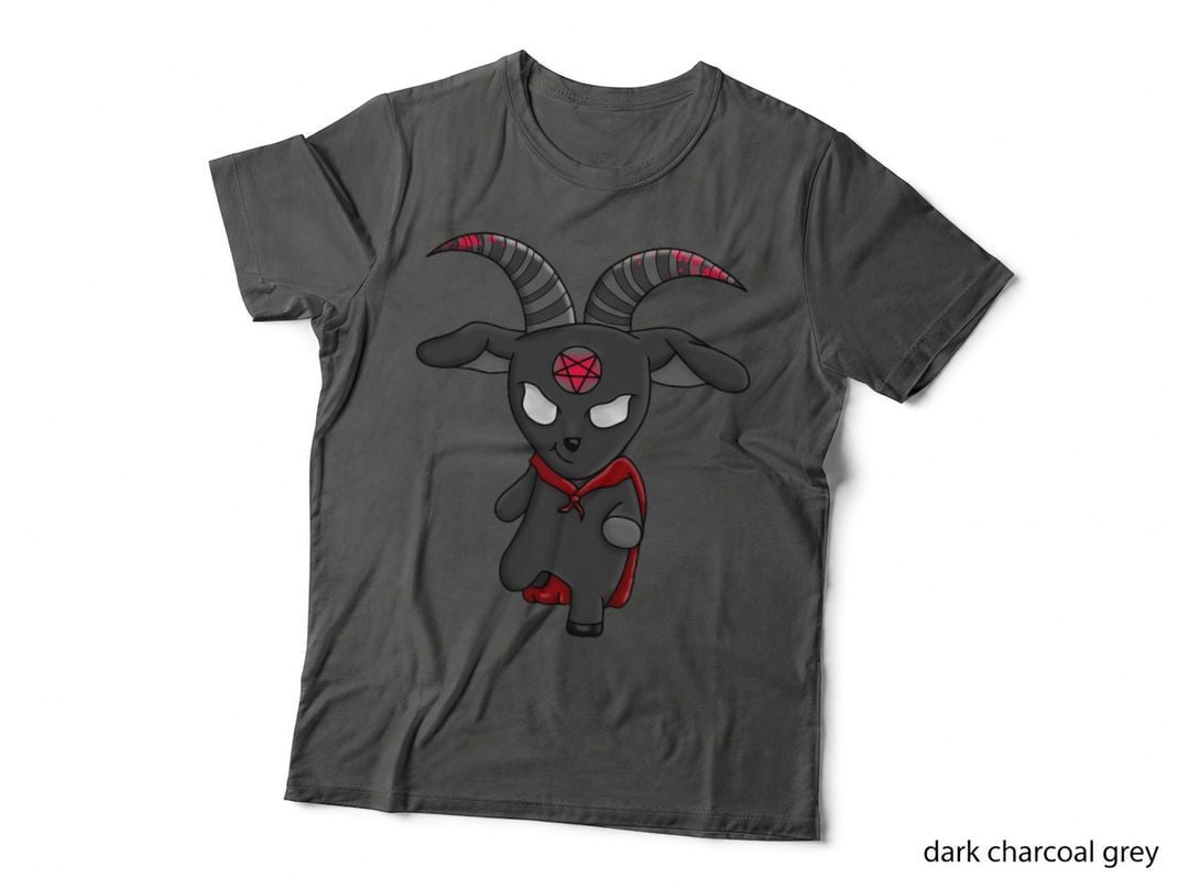 Satanic Grey Super Goat Crewneck Sweatshirt T-Shirt