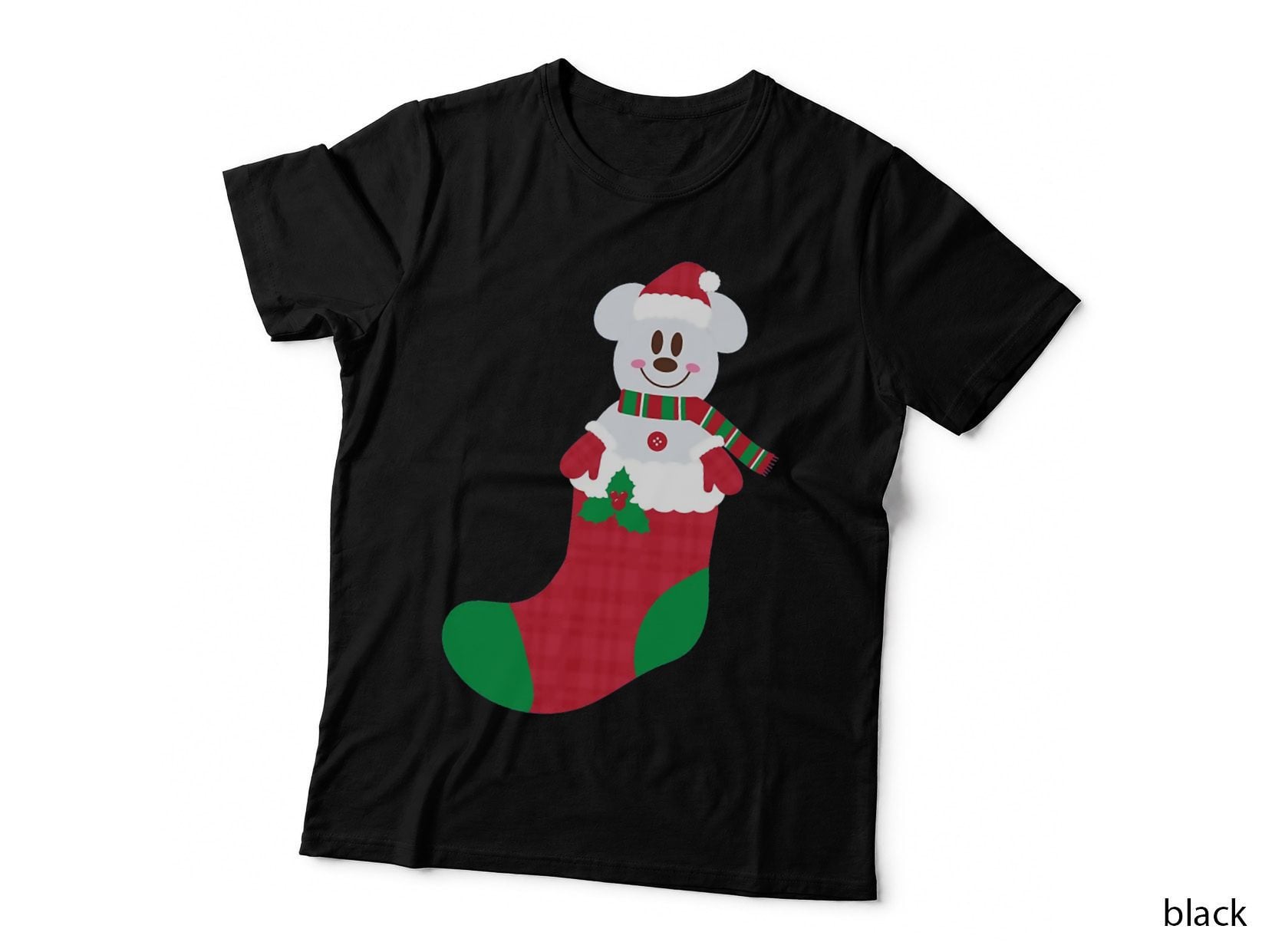 Snowman Mouse Crewneck Sweatshirt T-Shirt