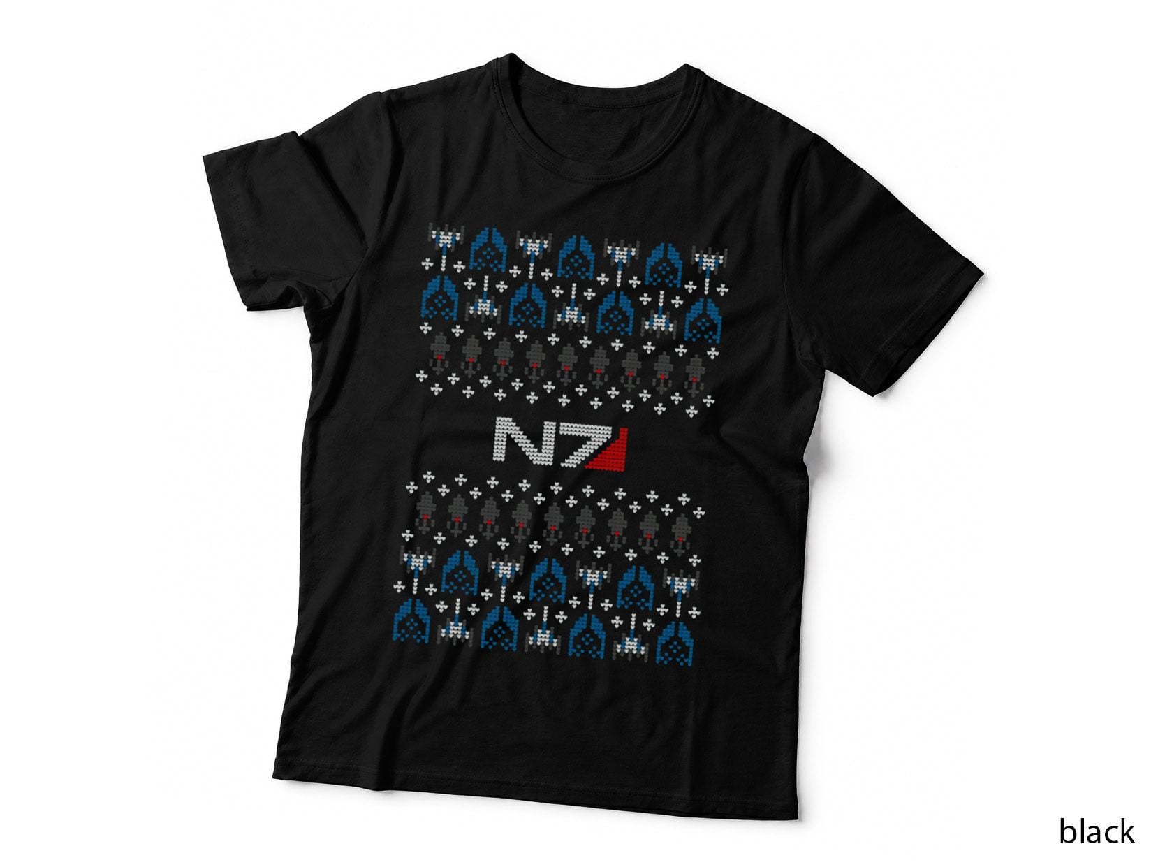 Ugly Mass Effect Christmas Sweater Crewneck Sweatshirt T-Shirt