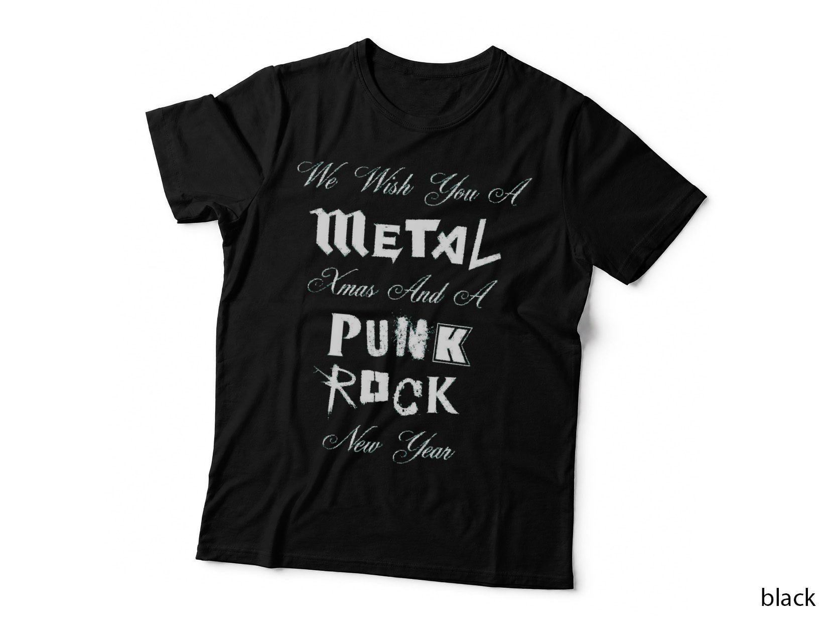 We Wish You a Metal Christmas Crewneck Sweatshirt, Xmas Present T-Shirt