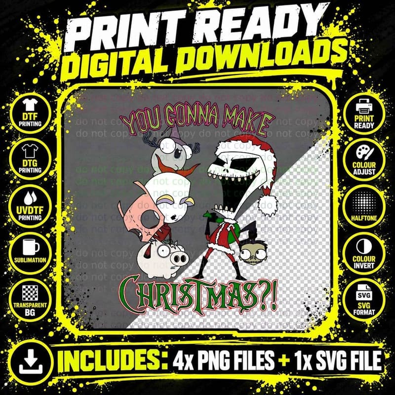 You Gonna Make Christmas! Crewneck Sweatshirt Png SVG Digital Bundle