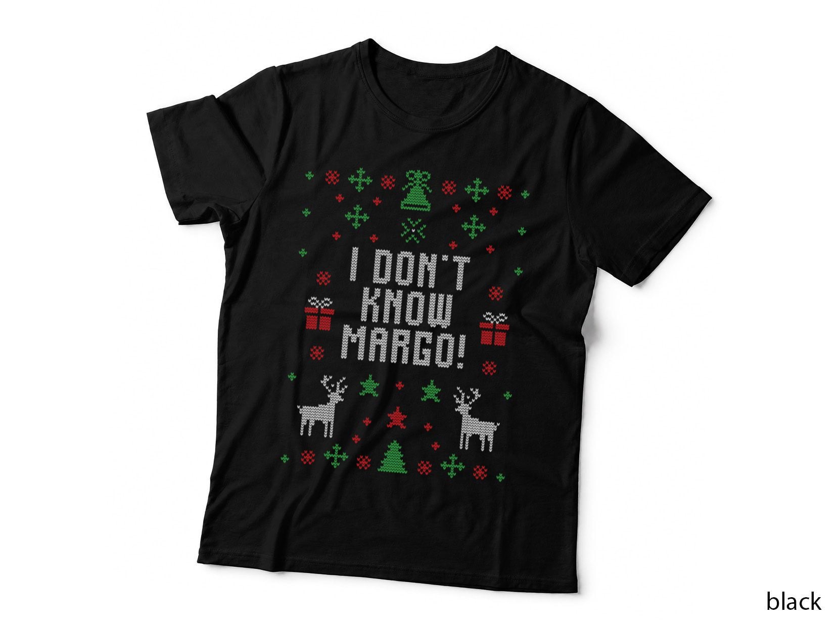Ugly Christmas Sweater Vacation - I Don T Know Margo T-Shirt