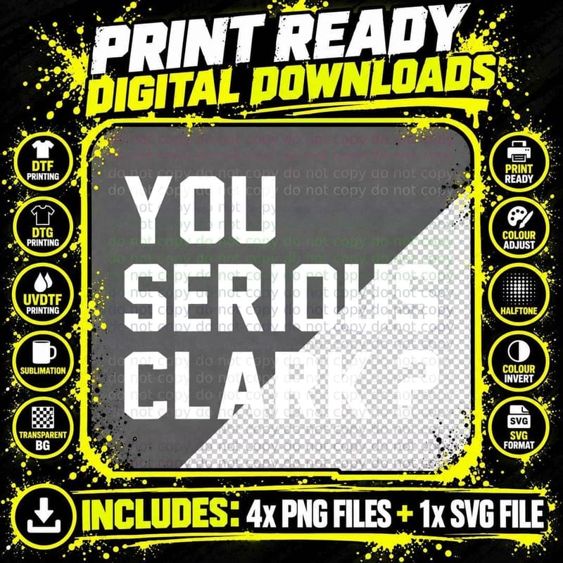 You Serious Clark Christmas Vacation T-Shirt Png SVG Digital Bundle