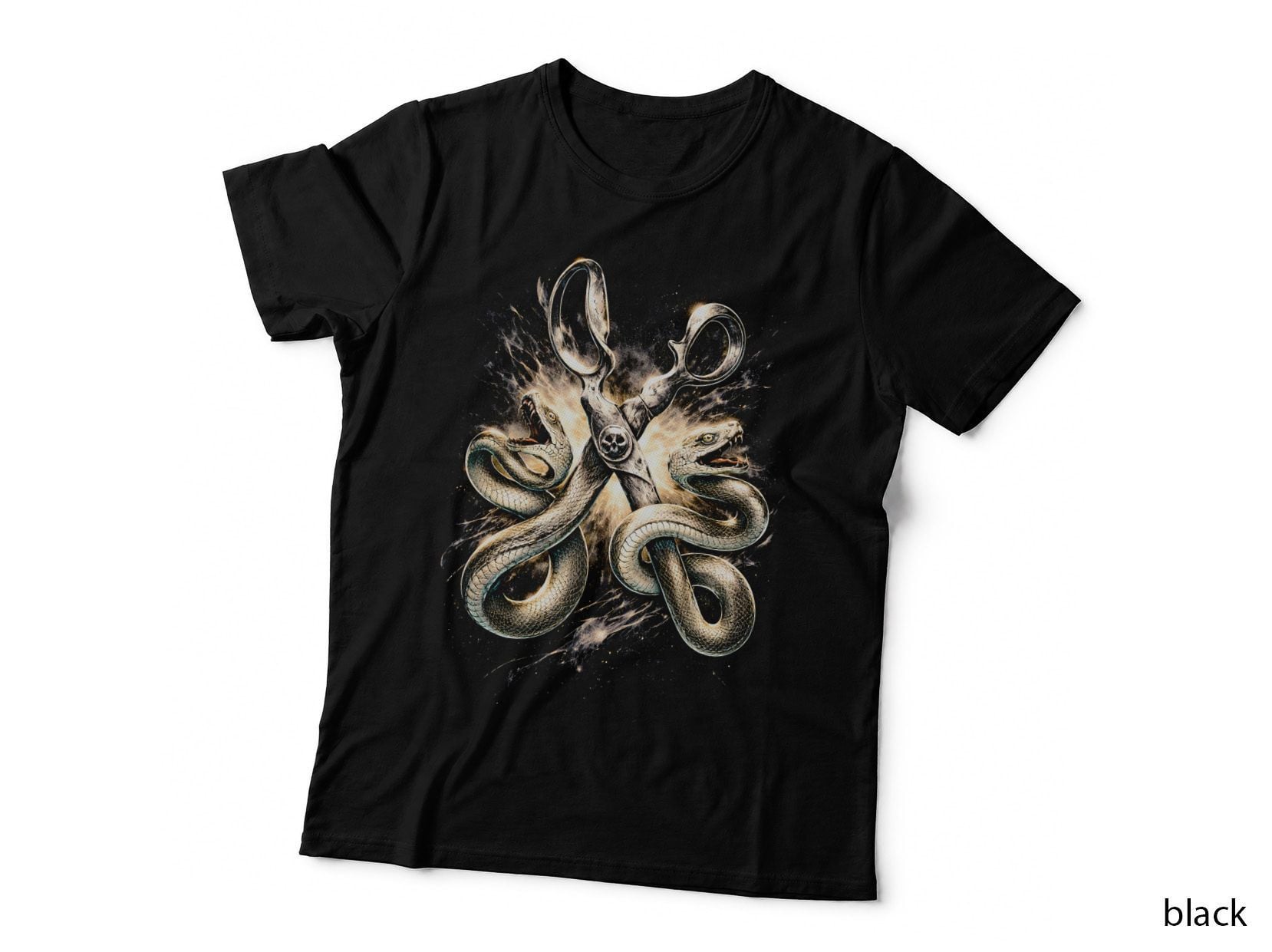 Baroque Medusa T-Shirt, Halftone Old Money Luxury Graphic Tee