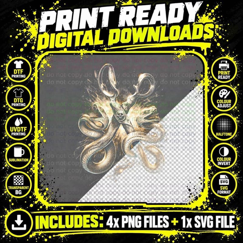 Baroque Medusa T-Shirt, Halftone Old Money Luxury Png SVG Digital Bundle