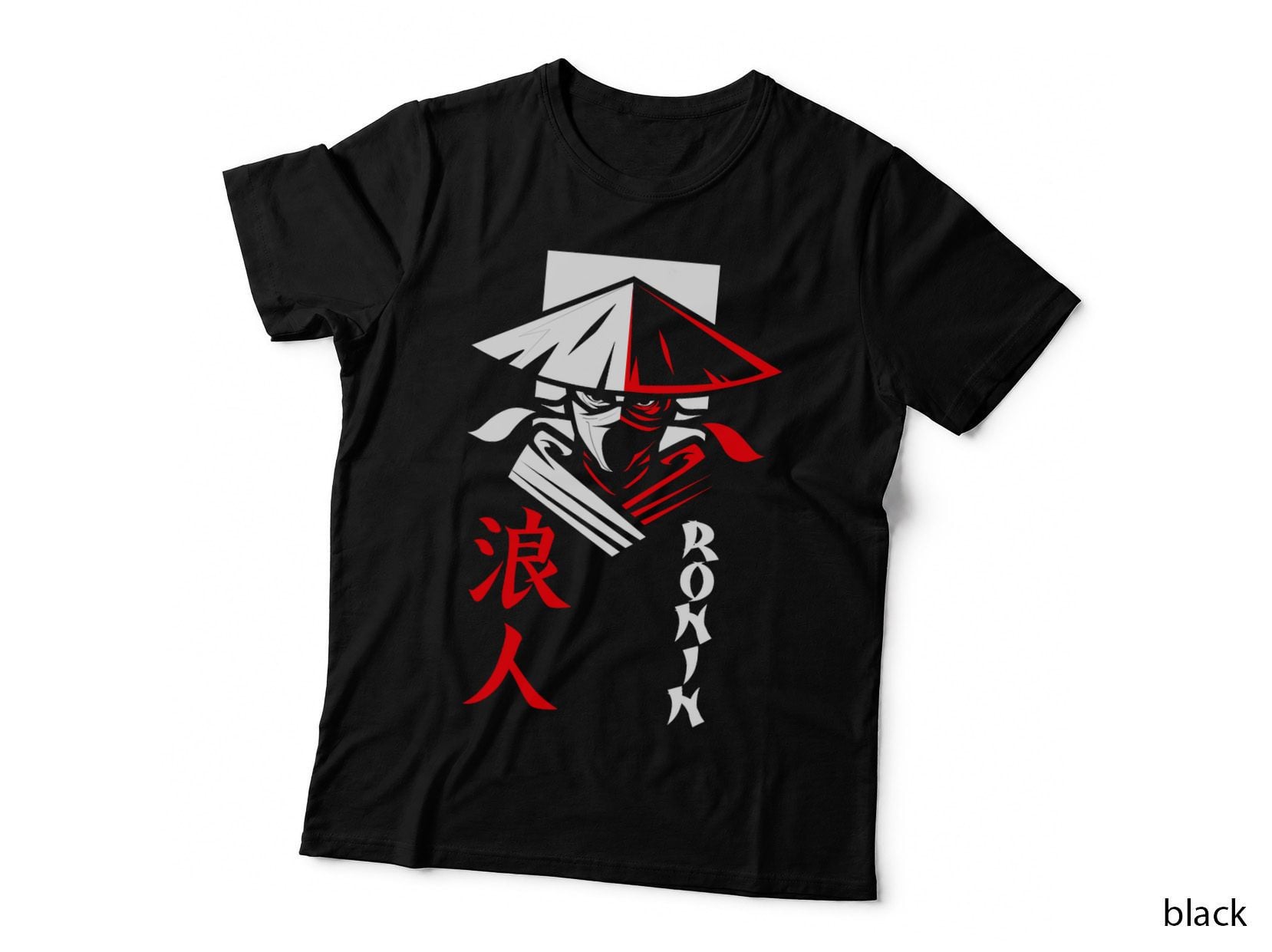 Japanese Ronin Samurai Warrior Bushido Gift T-Shirt