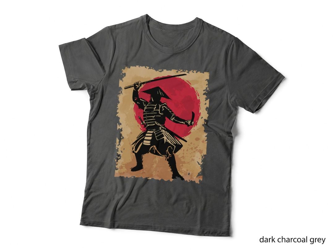 Japanese Samurai Bushido Rising Sun Japan Warrior T-Shirt