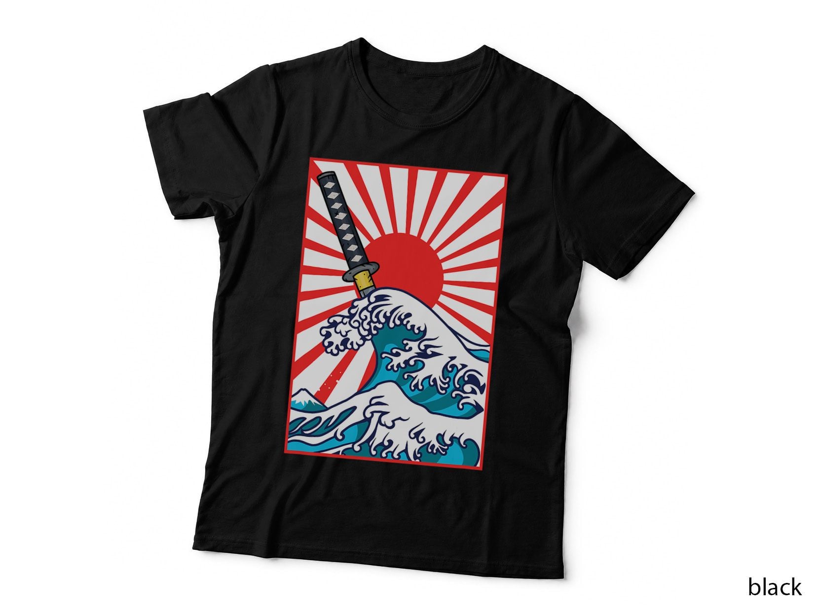Katana Japan Swords Sinobi Japanese Martial Arts Samurai T-Shirt