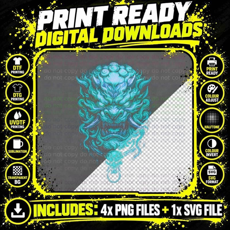 Kunoichi Ninja T-Shirt, Halftone Cyberpunk Samurai Png SVG Digital Bundle