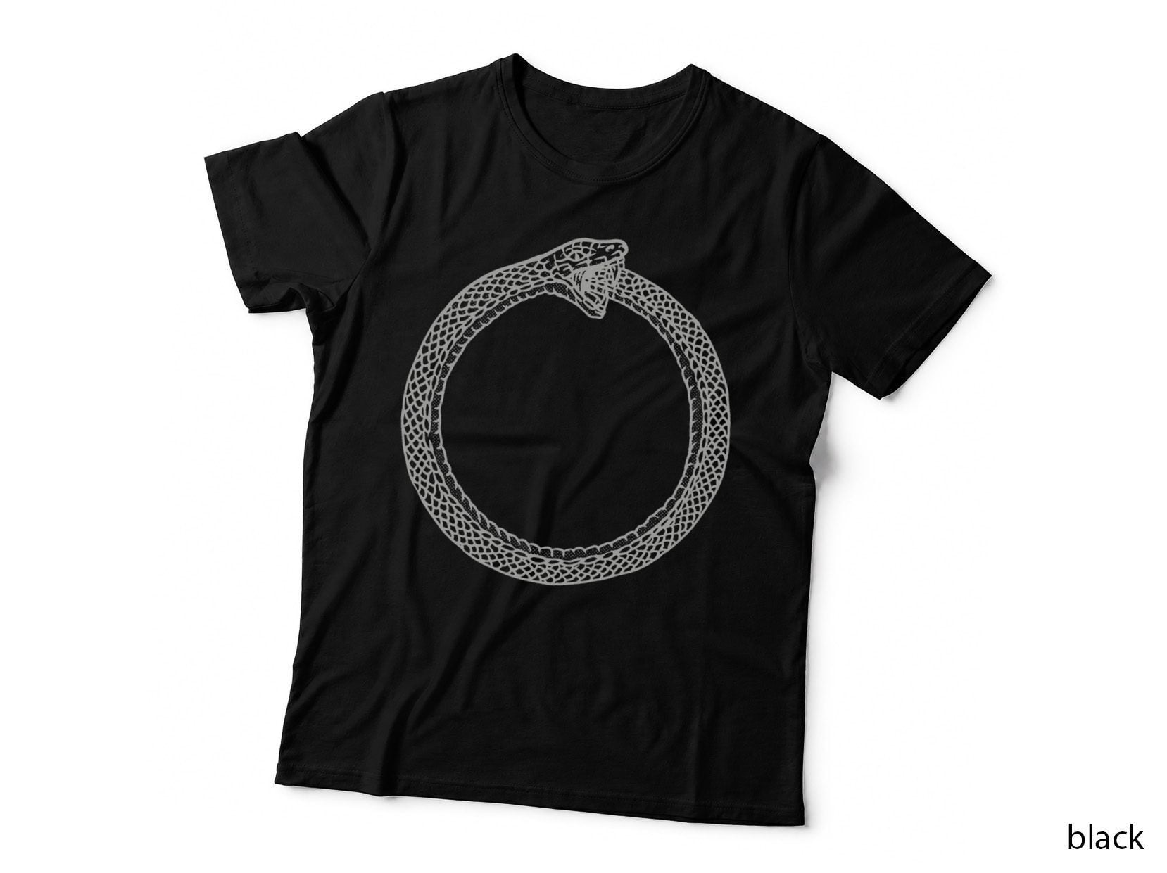 Ouroboros Ancient Occult Wisdom Egyptian Alchemy Symbol T-Shirt