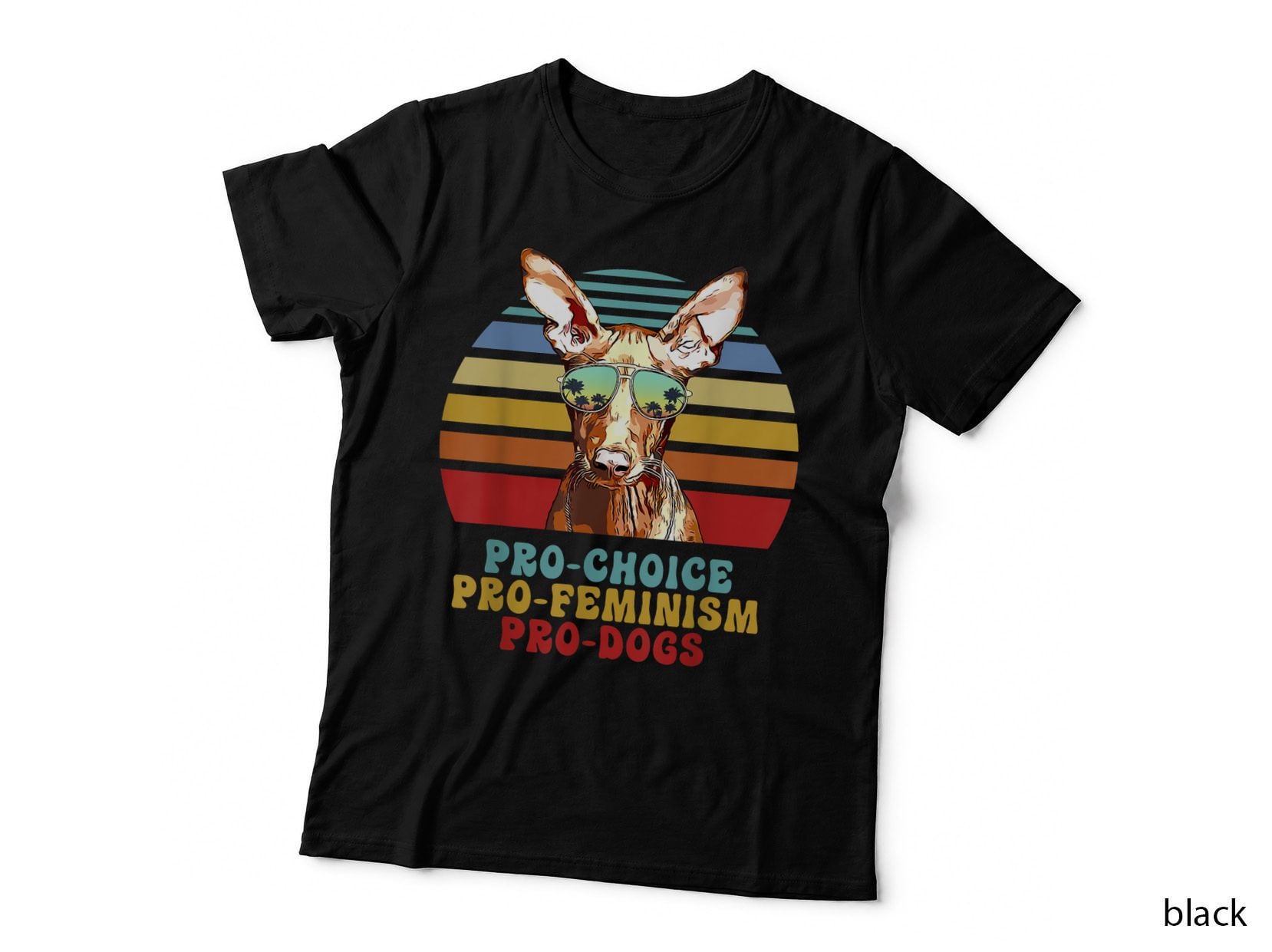 Pharaoh Hound Pro Choice Pro Feminism Pro Dogs T-Shirt
