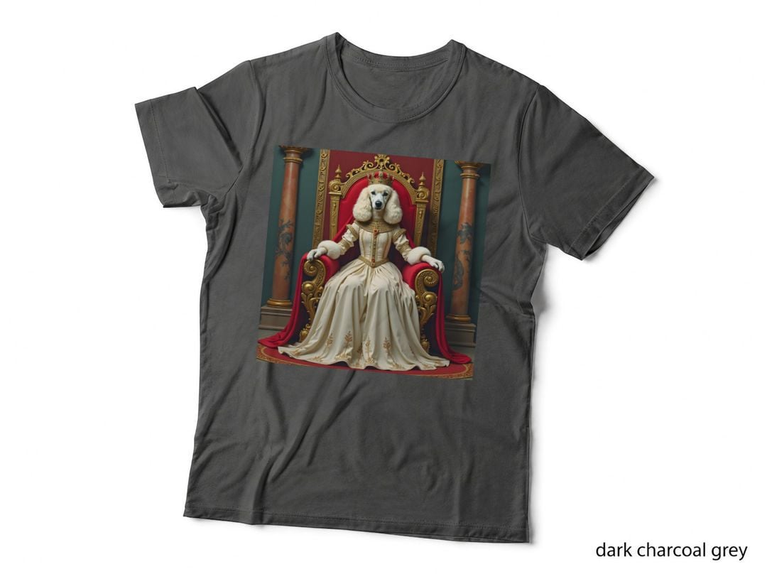 Royal Poodle Medieval Tapestry T-Shirt