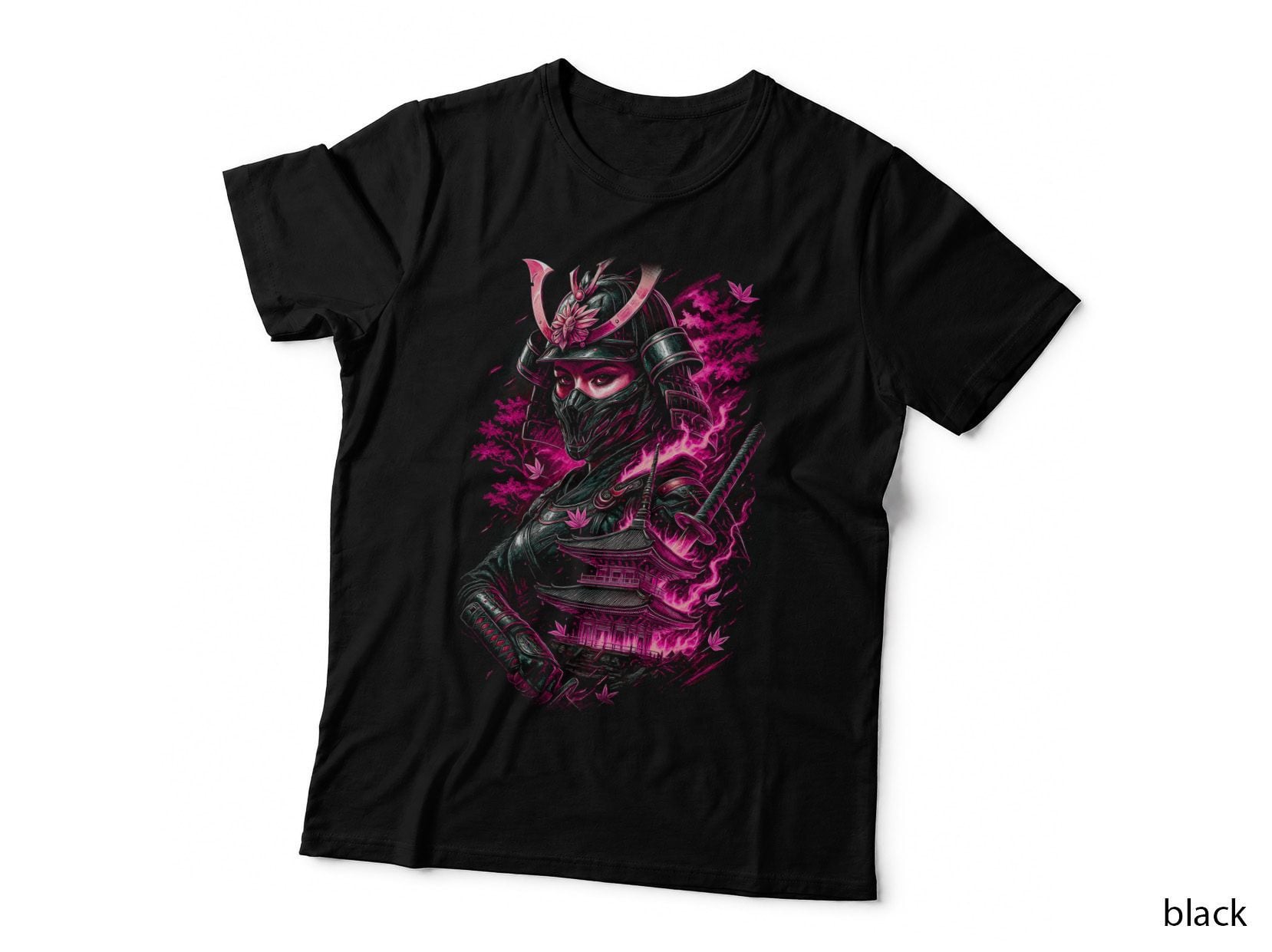 Samurai T-Shirt, Japanese Warrior Print, Martial Arts Apparel