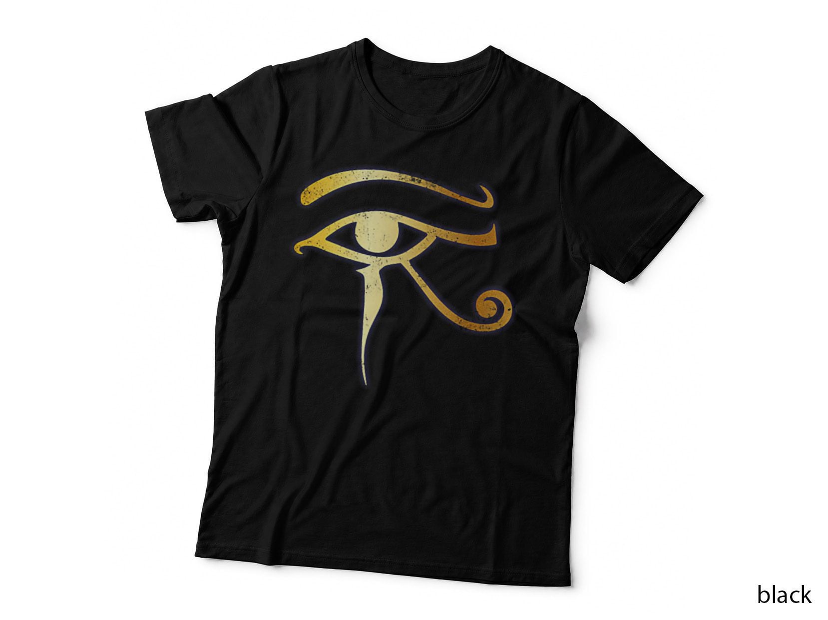 The Eye of Horus Ra Egyptian Symbol of Protection - Pocket T-Shirt