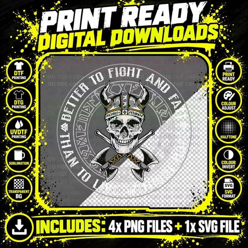Viking Nordic Mythology Celtic Symbols Vikings Culture Png SVG Digital Bundle