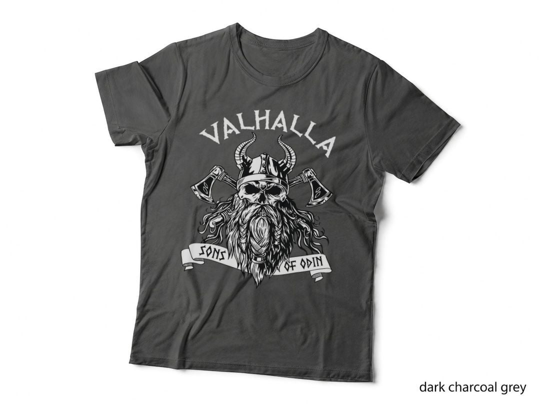 Viking Valhalla Sons of Odin Norse Nordish Thor Mythology T-Shirt