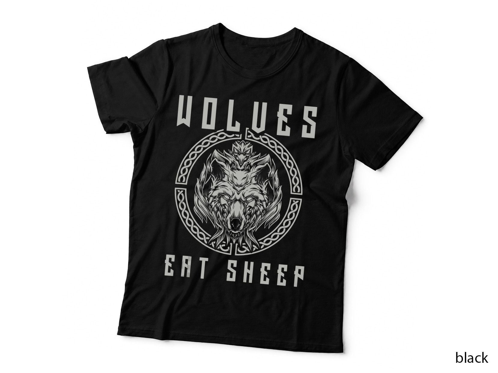 Wolves Eat Sheep Viking Warrior Saying, Classic Casual T-Shirt