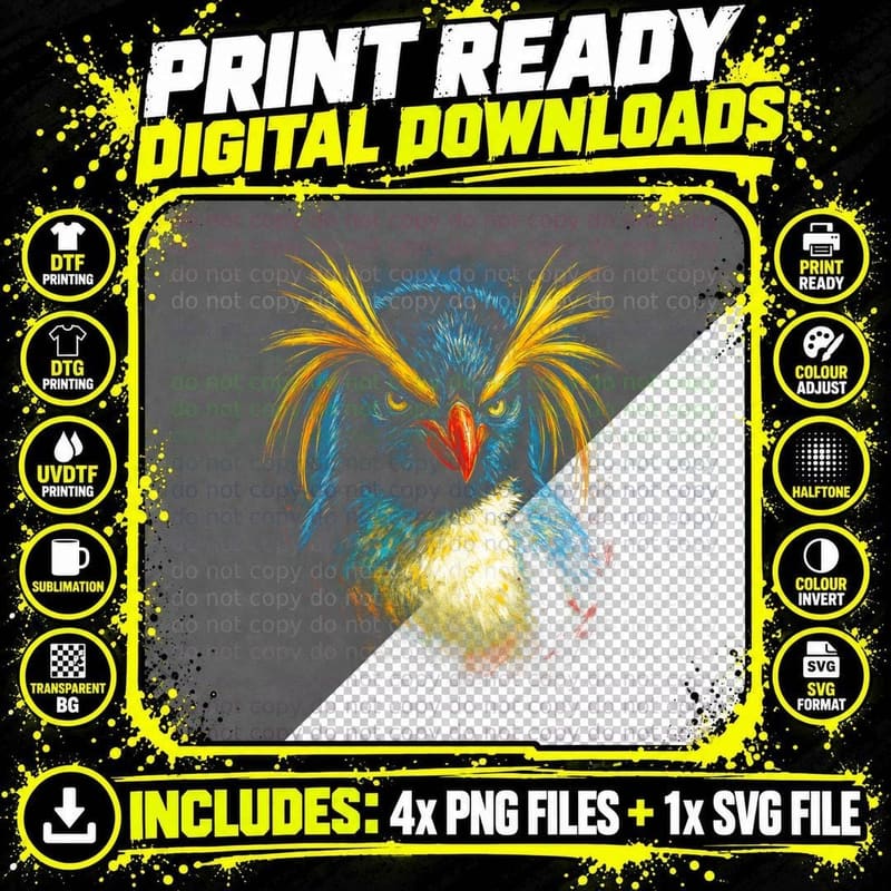 Bald Eagle T-Shirt, Halftone Fierce Eagle Gaze Graphic Png SVG Digital Bundle