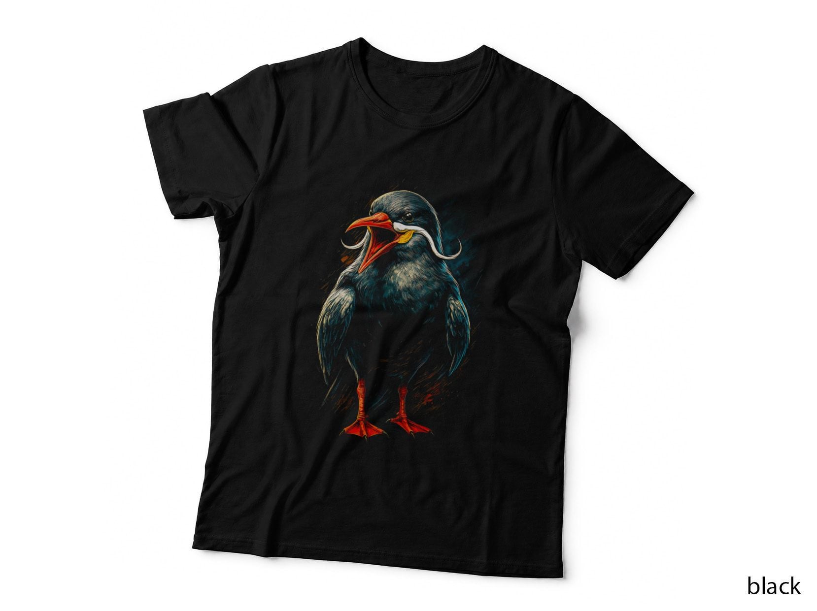 Blue Heron T-Shirt, Halftone Great Blue Heron Graphic Tee, Bird Lover Shirt