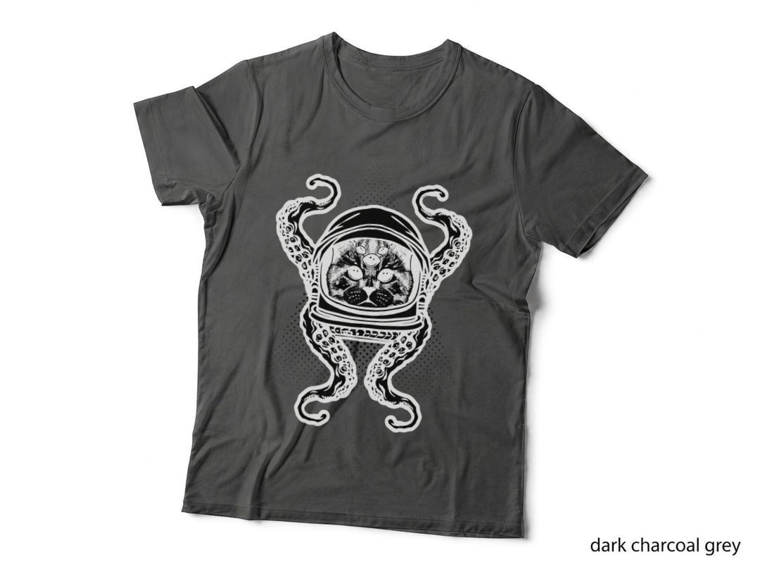 Cat Tentacle Alien Mystical Creature T-Shirt