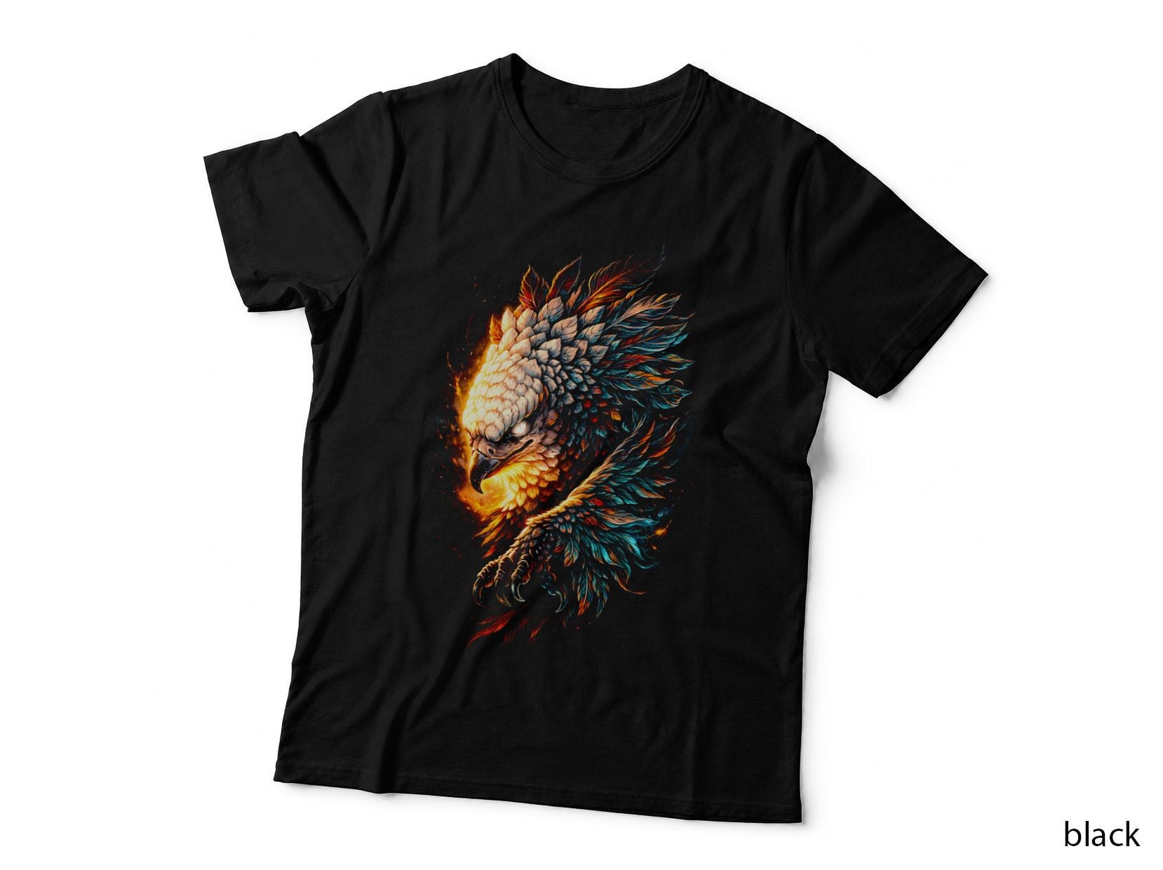 Cockatoo T-Shirt, Halftone Neon Cockatoo Graphic Tee, Parrot Bird Shirt