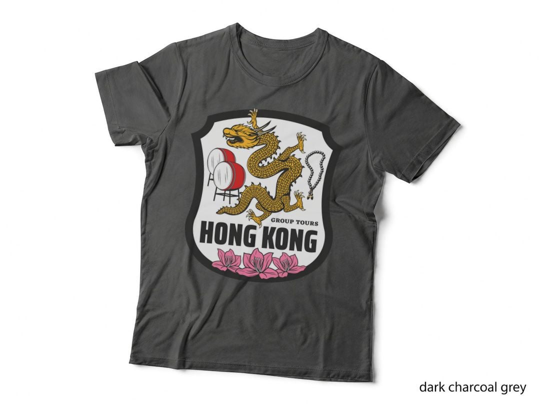 Hong Kong Tours Group Dragon Golden China Tourism Travel T-Shirt