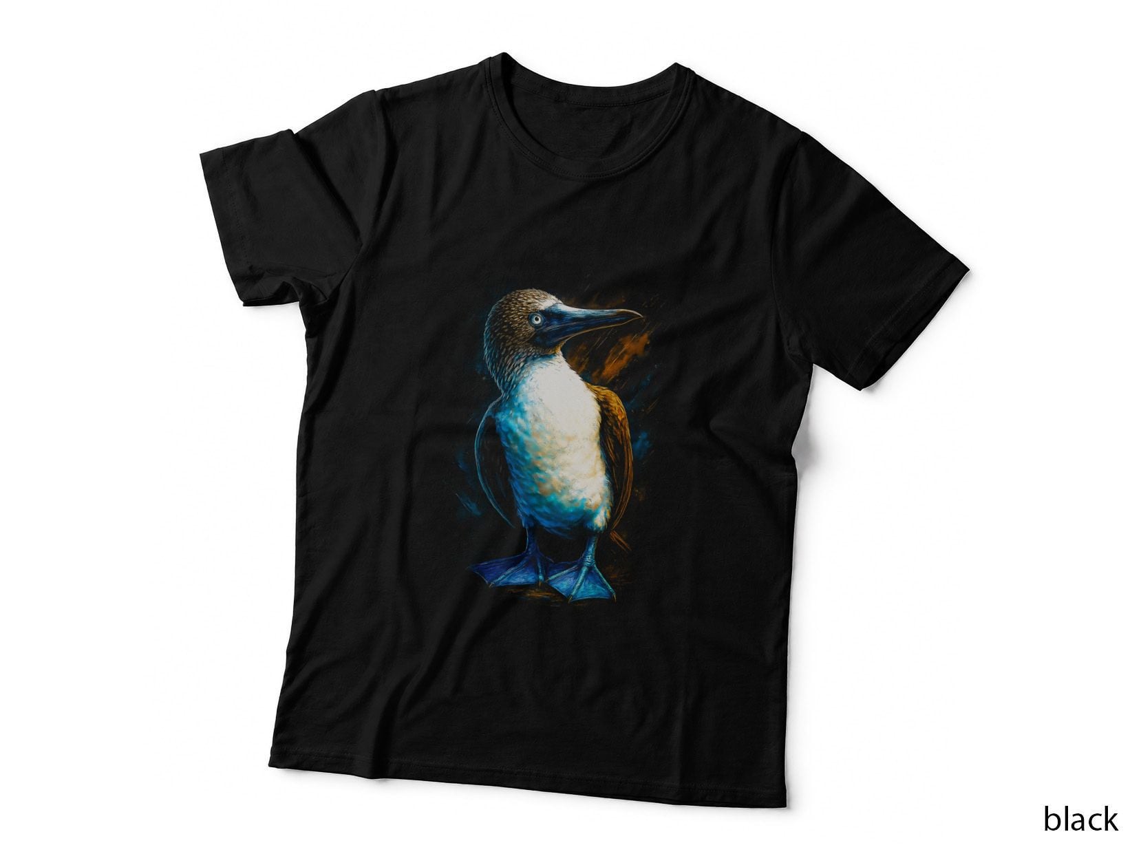 Kingfisher T-Shirt, Halftone Blue Kingfisher Dive Graphic Tee