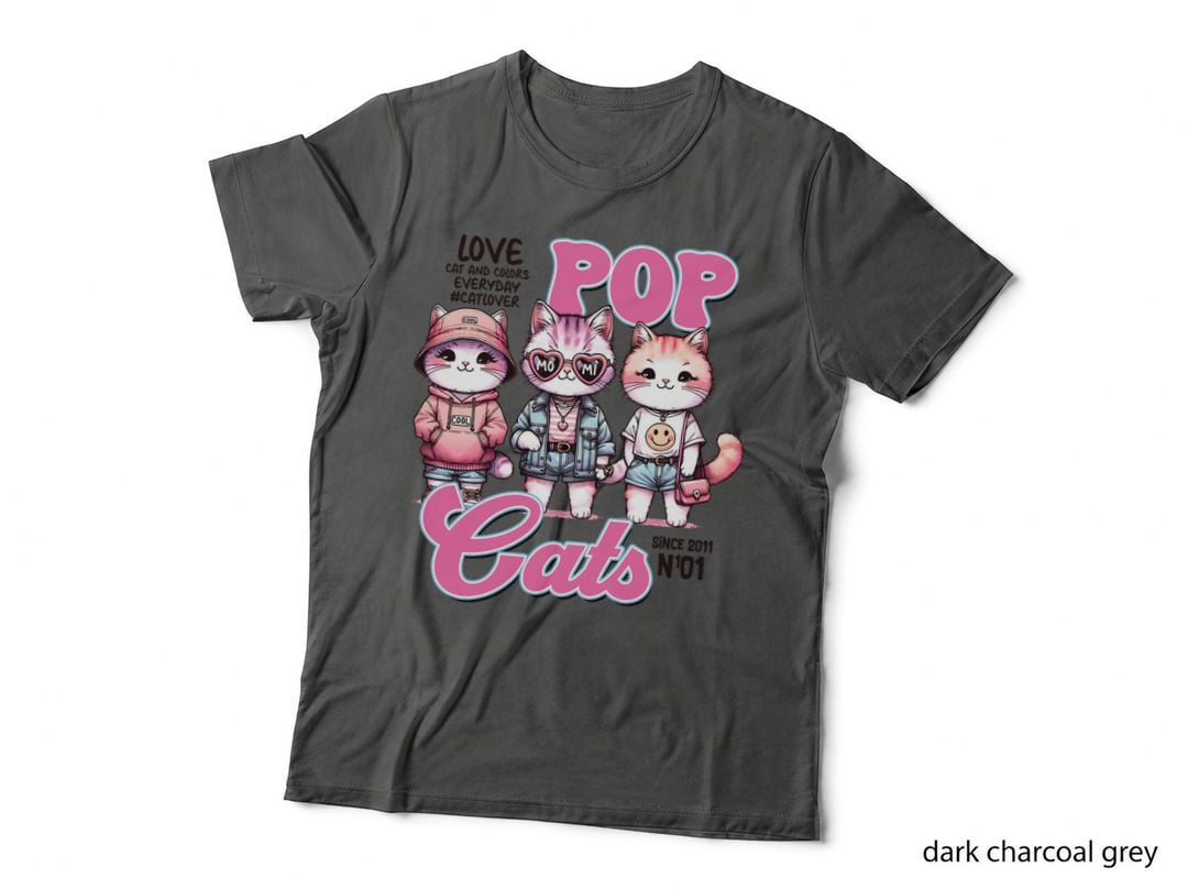 Love Cat and Colors Everyday Catlover Pop Cats Since 2011 Cat T-Shirt